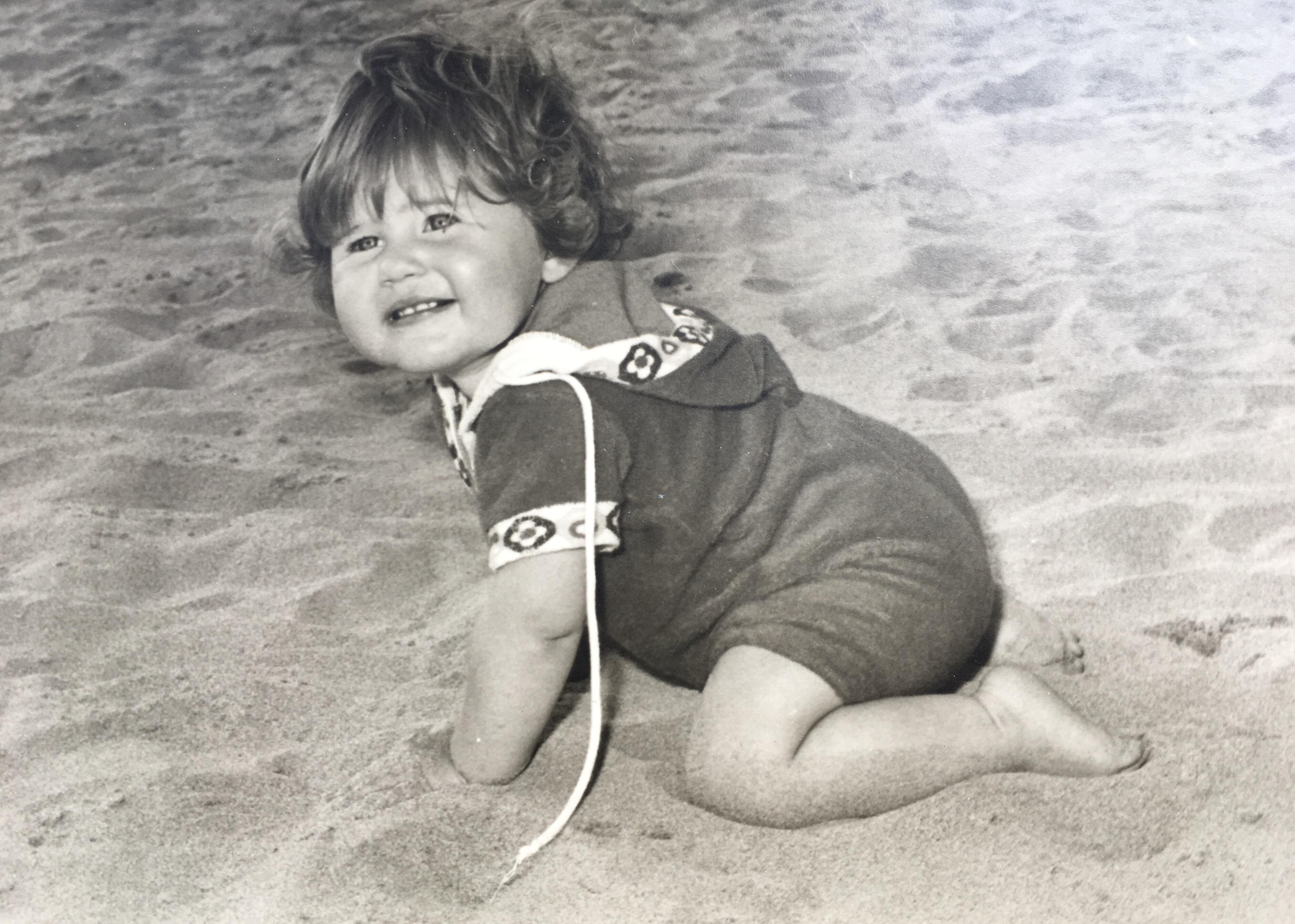 4. Antonella as a child in Forte dei Marmi, 1970